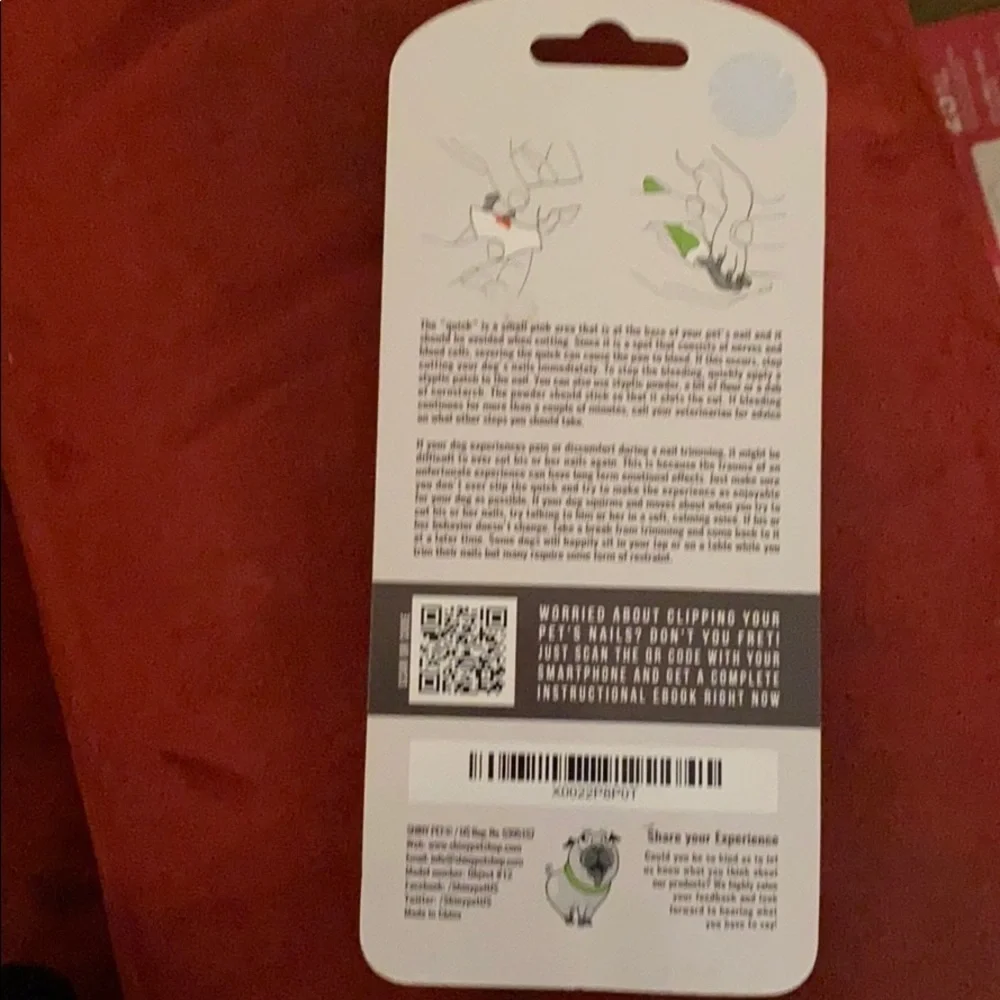 Pet nail clippers